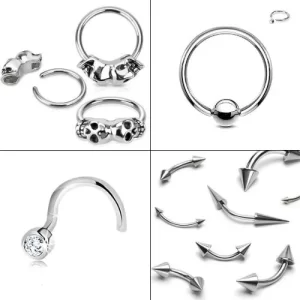 Piercing - Belo zlato