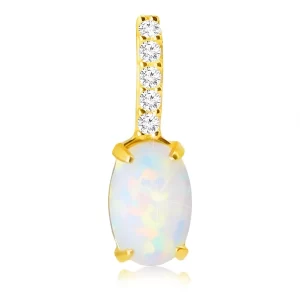 14k-diamantni-obesek-iz-rumenega-zlata-ovalni-sinteticni-opal-mavricni-odsevi-briljanti