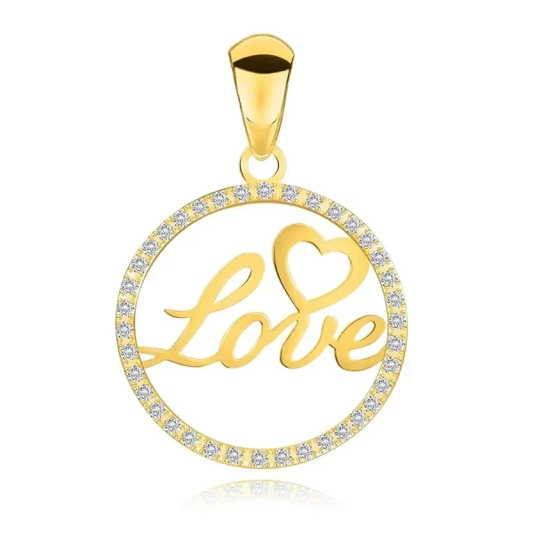 obesek-iz-14k-rumenega-zlata-napis-love-in-srce-v-obrocu-s-cirkoni