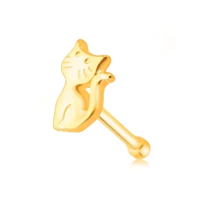 piercing-za-nos-iz-rumenega-zlata-585-macka-z-dvignjenim-repom