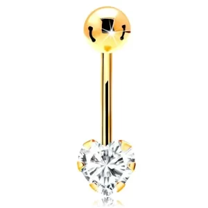 piercing-za-popek-iz-9k-zlata-lesketav-srcast-prozoren-cirkon