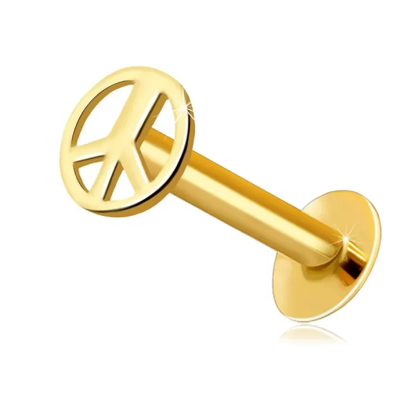 piercing-za-ustnice-in-brado-iz-14k-zlata-okrogel-simbol-miru-sijoca-povrsina