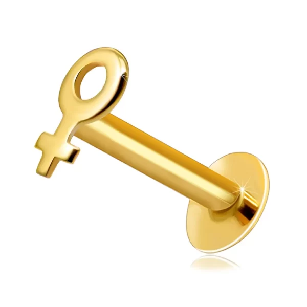 piercing-za-ustnice-in-brado-iz-375-rumenega-zlata-kontura-zenskega-simbola-ploscata-oblika