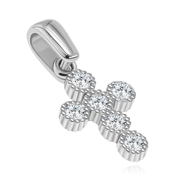 obesek-iz-belega-14k-zlata-majhen-valovit-kriz-s-cirkoni-v-krogih