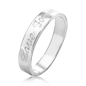 obrocek-iz-srebra-925-z-vgraviranim-napisom-love-forever