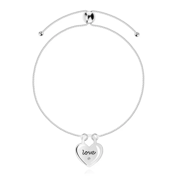zapestnica-za-gelezenj-iz-925-srebra-prozoren-diamant-srce-napis-love